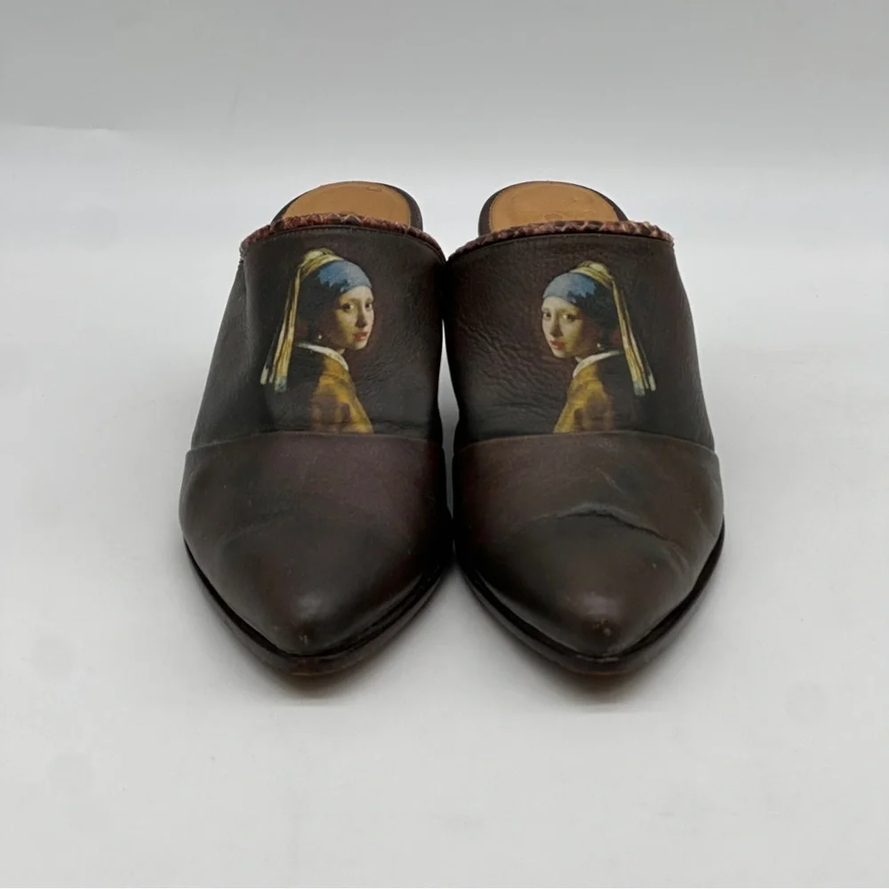 Icon Leather Mules. Size 7.5 - Picture 3 of 11